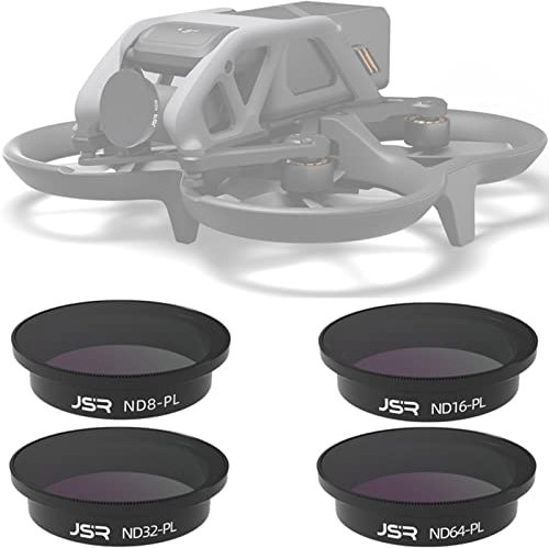 Honbobo Filter kompatibel mit DJI Avata, UV CPL ND NDPL Star Night Streak Gold Streak Blue Objektivfilter Linsenfilter Zubehör kompatibel mit DJI AVATA (4pcs(ND8PL+ND16PL+ND32PL+ND64PL))