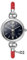 LUNIQUESHOP LSBEAUTY Montre Connectée Femme Smartwatch Oxygene Sanguin Tension, Fréquence Cardiaque, Podomètre Sommeil Météo Musique Bracelet Intelligent Fitness Etanche iOS/Android Rouge