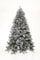VIVANNO Künstlicher Weihnachtsbaum Nordmanntanne mit Schnee 210 cm hoch