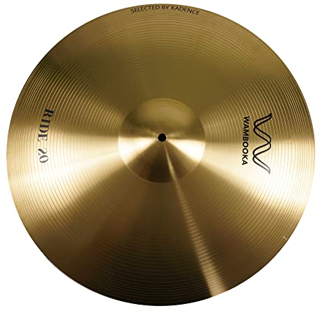 Wambooka Cymbals S piatto Ride 20 pollici (50,8cm) per Batteria – Finitura Tradizionale Alloy