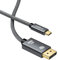 USB C DisplayPort Kabel 8K 3M，(8K@60Hz, 4K@120Hz/144Hz, 2K@240Hz, 5K@60Hz) HBR3, 32.4Gbps-Bandbreite,Typ C（Thunderbolt 3） auf DP 1.4 Kabel für M1 MacBook Pro Mac Mini Dell XPS usw. (3M)
