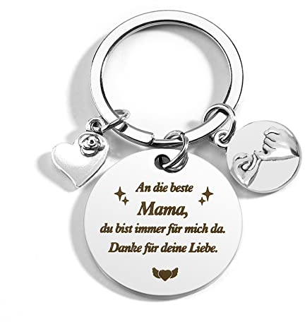 Muttertag Geschenk für Frauen Schlüsselanhänger Damen Geschenk für Mama Geschenk für Mama zum Geburtstag Muttertagsgeschenke für Mama Beste Mama Schlüsselanhänger Frauen kleine Geschenk Mutter