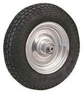 Roue complète 8 350x8 avec moyeu intégré – Axe 12 mm pour remorque et caravane