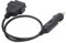OBD2-Kabeladapter, OBD2-Fahrzeug-ECU-Notstromversorgungskabel 12 V mit Zigarettenanzünder, Auto-zu-OBD-Buchse, Kabeladapter