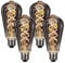 ESIP Edison Vintage Glühbirne,E27 ST64 4W LED Glühbirne Vintage Antike Glühbirne,2700K Warmweiß, Ideal für Nostalgie und Retro Beleuchtung im Haus Café Bar usw - 4 Stück