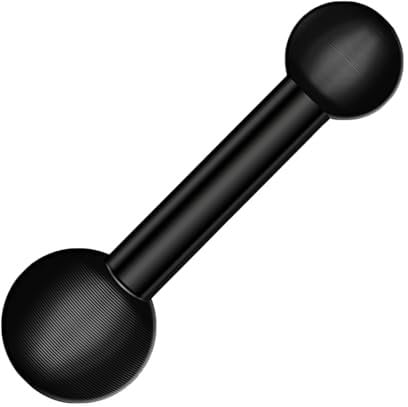 (Long:4) 25mm / 1 inch to 17mm Ball Adapter for RAM Mounts B Size Double Socket Arm, Garmin 17mm Swivel Ball Mounting Pattern GPS Mount