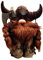 macto Wikinger Kriegerpuppe Plüschtier Wikinger Norrhenische Wikinger Noordische Wikinger Skulptur Gnome Krieger Wikinger Plüsch für Haus Outdoor Halloween Neujahr