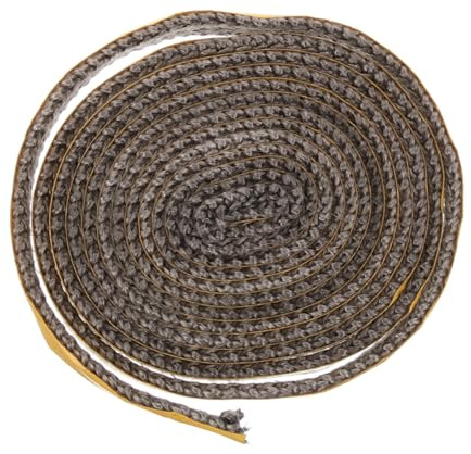 BESPORTBLE Enhanced Seal Wood Stove Gasket Self-adhesive Tape for Stove Rope Fire Rope for Wood Burning Flue Sealant