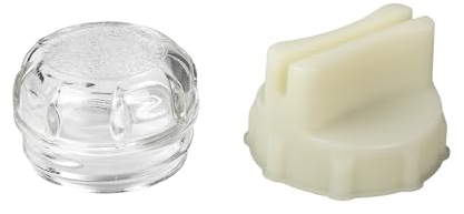 MIRTUX Cubierta de lampara de horno de vidrio. Código original: 00647309. Compatible con muchos modelos de Bosch, Siemens, Neff, Balay,... Incluye herramientas de desmontaje. Diámetro 68 mm.