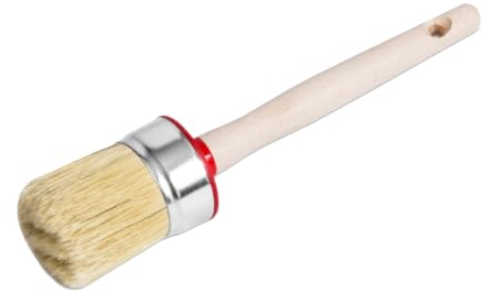 Pinceau rond Ø 20 mm | Pinceau à anneaux 20 mm | Pinceau à poils naturels pour un usage domestique