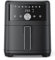 Innsky Friggitrice ad Aria Calda 6 Litri, Air Fryer Compatta con Touch Screen LED, Friggitrice Senza Olio, 8 Programmi, 1500W, Basso Rumore, per Fino a 6 Persone, Ricettario Italiano, Grigio