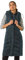 Roman Originals Quilted Gilet with Hood for Women UK Ladies Sleeveless Coat Hooded Jacket Padded Bodywarmer Winter Lightweight Warm Autumn Funnel Neck Longline Soft Bubbly - Dark Blue - Size 10