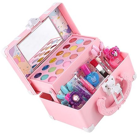 Toyvian Jouet De Maquillage pour Garçon Fille Kit De Simulation De Maquillage pour Filles Hydrosolubles pour Garçon