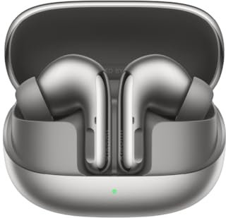 Xiaomi Buds 5 Pro, Auriculares inalámbricos, cancelación de Ruido, Harman Audio EFX, Qualcomm aptX Lossless Audio, diseño ergonómico, hasta 36 Horas de batería, Gris Titanio (Versión Bluetooth)