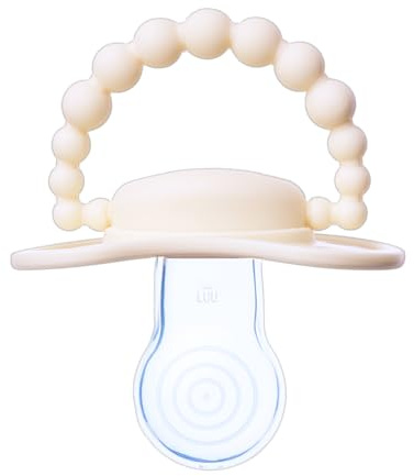 LUU - Schnuller 6+ Monate - Babyschnuller aus medizinischem Silikon, Unterstützt die korrekte Entwicklung der Mundhöhle & Zähne, Stillfreundlich, BPA-frei - American Cream