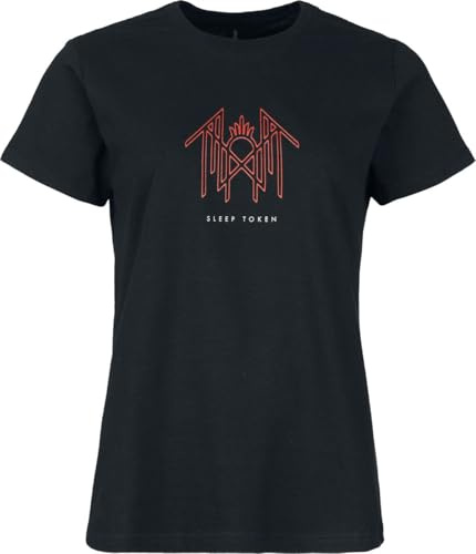 Sleep Token Worship Glyphs Frauen T-Shirt schwarz