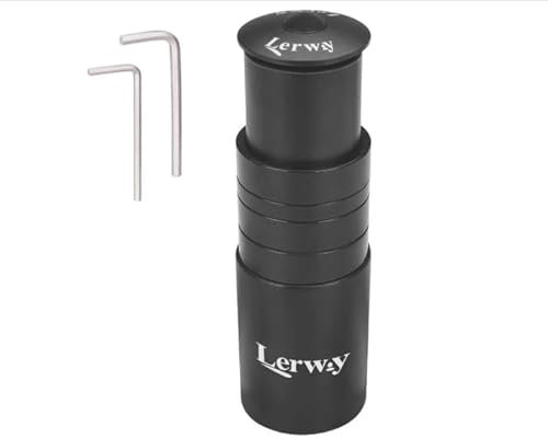 Riybyds Diametro 28.6mm, Adattatore per Aumento Altezza Manubrio Bici, Prolunga Manubrio MTB, Rialzo per Attacco Manubrio, Compatibile MTB e Bici da Strada, Include 2 Chiavi Esagonali, Nero