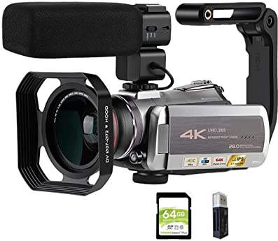 Grabadora de cámara Digital Video Camera Camcorder with Microphone AZ50 64X Digital Zoom Night Vision Profesional Digital Zoom Camera Recorder For Vlog Recording
