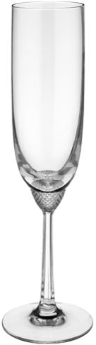 Villeroy & Boch Octavie Crystal Champagne Flutes, Set of 6