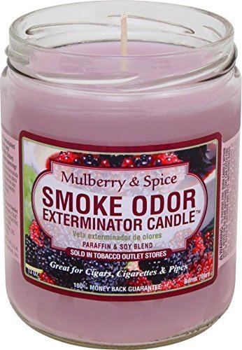 Smokers Candle Odor Exterminator Candle Mulberry And Spice 13Oz