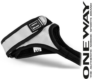 ONE WAY - Nordic Walking Handschlaufe Twill silver - Größe Large