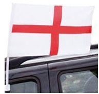 Squizzas! Lot de 2 Drapeaux de Voiture Angleterre