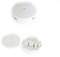 Loops QTY 5-30A 3 Way White Junction Box - Mains Power Cable Joiner/Join Terminal Block Connector – Earth Flex – Twin Bridge