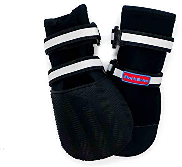 All Weather Neoprene Paw Protector Dog Boots with Reflective Straps in 5 Sizes! (XXL (4.5x4.5 in.))