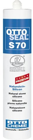 OttoSeal S70, dass Premium-Naturstein-Silicon, 310ml Farbe: C43 MANHATTAN