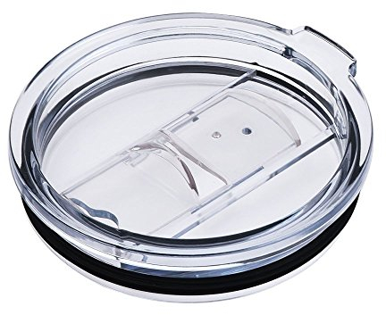 Tumbler Lid for 30 Oz Yeti Rambler, Old Style RTIC, Ozark Trails and more Cooler Cup, Sliding Splash Proof and Straw Friendly