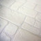 Paintable Brick Slate 3D Effect Wallpaper Blown Textured Vinyl White AS Creation