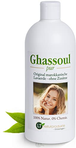 Lavaerde/Ghassoul | Original aus Marokko | 500ml Fertigmischung PUR | zur chemiefreien Haarwäsche, Körperpflege & Peeling