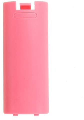 Tapa de batería ABS para puerta, accesorio de repuesto para mando a distancia inalámbrico Nintendo Wii (rosa)