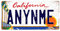 Personalised American Number Plates - Custom California v1 – Sticky Pads | Printed Metal Wall Sign Plaque Printed Metal Wall Sign Plaque Show Plate