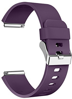 LEEFOX Ersatz-Armband für Fitbit Blaze, für Fitbit Blaze Smartwatch, Sportzubehör, kleine und große Armbänder für Männer, Frauen, Jungen, Mädchen, Small, R55 Tiefviolett