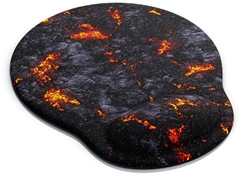 Gel Mauspad ergonomische Handgelenkauflage - Office Komfort Mousepad - Handgelenkpolster Handauflage - Gelkissen Gelpolster - Maus und Tastatur - abwaschbar - für Computer Laptop Notebook