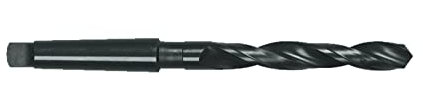 HSS-R Spiralbohrer, Metallbohrer, Bohrer, Stahlbohrer mit MK-Schaft DIN345 Ø 8 bis 50 mm 118° Typ N (50,0 x 220 x 369 mm - MK4)