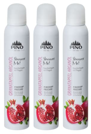 Pino Shower Me Duschschaum Granatapfel Argan?l 3 x 200 ml