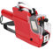 Buachois Preisauszeichner 2 Zeilig 10 Stellig Preis Etiketten Drucker Preisschilder Etiketten Maschine Etikettierer Gerät für 2 Zeilig 22x16mm Etiketten, Rot