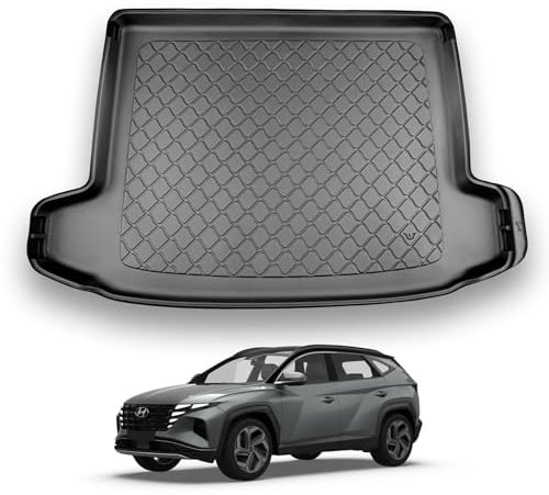 NOMAD Boot Liner for Hyundai Tucson (2021+) (Upper Boot Position) | Premium Tailored Boot Mat Protector Raised Edges Easy Install Waterproof Accessory Tray Pet Friendly All-Weather Custom Fit