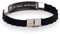 ibera gifts - Personalisiertes Armband mit Gravur, Edelstahl Armband für Damen und Herren, Länge 21,5 cm, Armband personalisiert, Geschenkidee mit Geschenkbeutel (Edelstahl Schwarz)