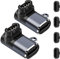 Adaptadores de Cargador de Reloj (2 Pack), Seminer USB-C Tipo C Hembra a Macho Adaptador Conector de Carga con Enchufe Antipolvo Compatible con Garmin Fenix 7/7S/7X/6/6X/6S y Más