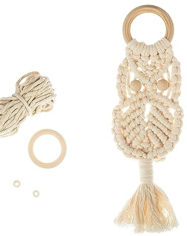 Trimits Stellen Sie Ihr eigenes Makramee-Dekorationsset her - Eule