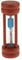 Maroon Sablier en bois 2 minutes pour brossage des dents, décoration de bureau – Bleu