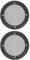 HOMSFOU 2 Pièces Grille de Haut-Parleur caillebotis Plastique Haut-parleurs Accessoires Capuchon de Protection protéger Basse Anneau en Plastique