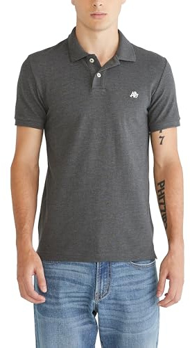 AEROPOSTALE Men's Aero A87 Solid Pique Polo Polo (Pack of 7)