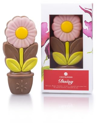 ChocoDaisy - Pink - Schokolade | Geschenk | Geburtstag | Valentinstag | Muttertag | Vatertag | Mutter | Vater | Mann | Frau | Kind | Ostern | Weihnachten | Frauentag