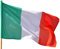 Banderas internacionales mundiales - Bandera (Italia) - Bandera italiana de 90 x 150 cm con trabilla para asta - Mundiales | Europeas| Campeonato de fútbol 2025