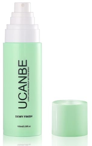 UCANBE Makeup Setting Spray, Dewy Finish Long Lasting Make Up Spray, Hydrating Fast Drying Face Mist for Natural Glow, 100.0 ml
