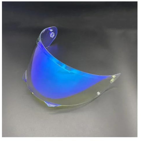 EVURU Helmlinsen-Visier-Ersatz Für H&J&C HJ-33 I90 Motorradhelm-Visierlinse ersetzen, Kratzfest, staubdicht, Windschutz, Motorradzubehör(Clear Blue)